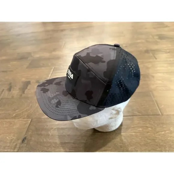 ZYIA EST. 2017 Womens Black Gray Camo Adjustable SnapBack Hat Baseball Cap - Picture 3 of 8